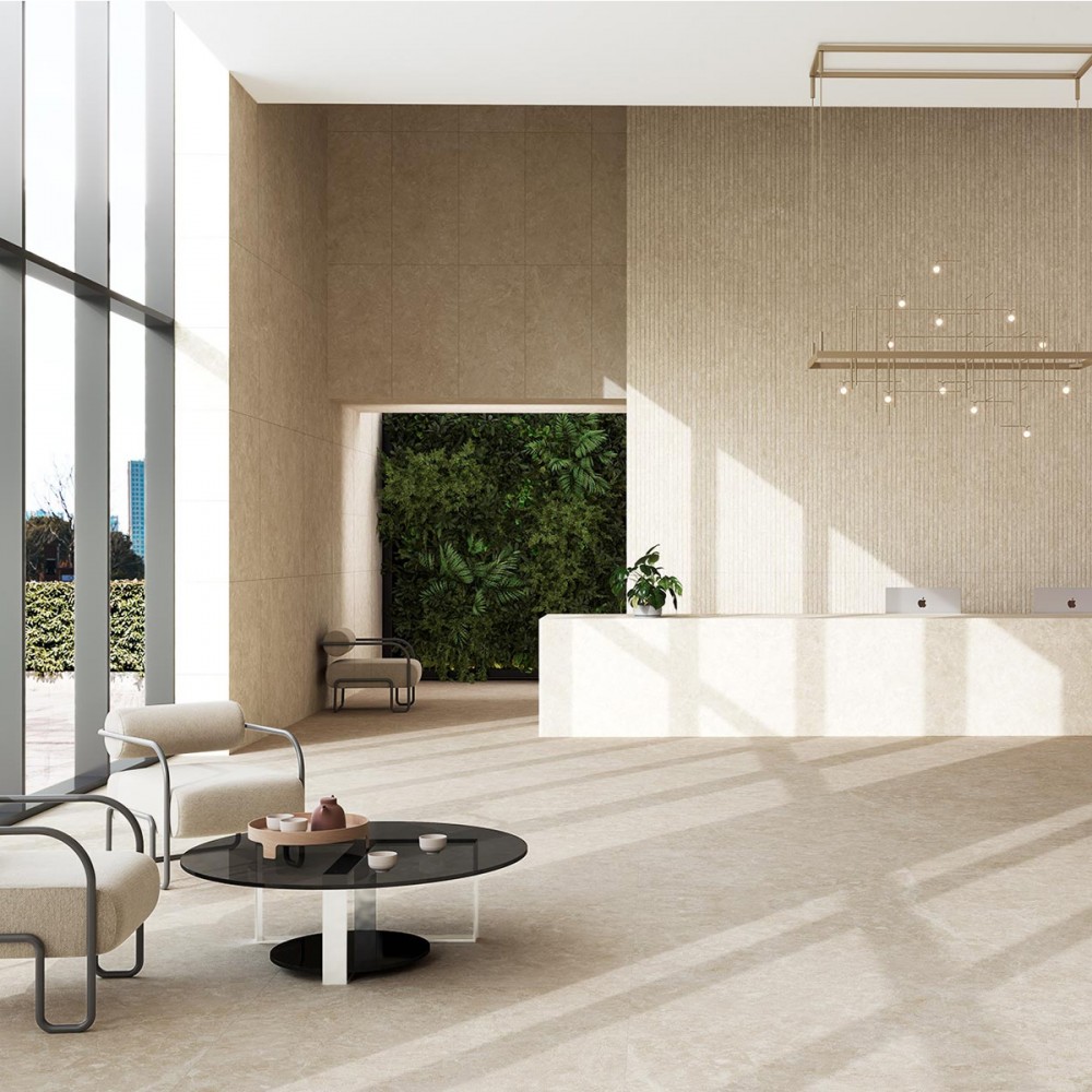 Керамогранит ITT Ceramic Tundra Cream Matt 59,5x119,2 см