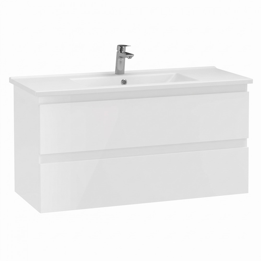 Тумба Creavit Alinda AD0100.10.PB 100 см с раковиной SU, белый