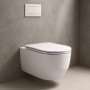 Унитаз подвесной Devit Art 3.0 3030140 безодобковый с крышкой soft-close, Vortex Flush, белый глянец