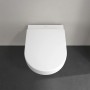 Унитаз подвесной Villeroy&Boch Architectura 5684CL01 с крышкой Soft Close и смывом Twistflush, белый глянец