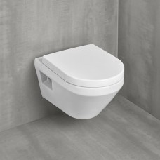 Унітаз підвісний Villeroy&Boch Architectura 5684CL01 з кришкою Soft Close та змивом Twistflush, білий глянець