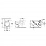 Унитаз подвесной Villeroy&Boch Architectura 5684CL01 с крышкой Soft Close и смывом Twistflush, белый глянец