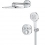 Душевая система скрытого монтажа на 3 выхода с термостатом Grohe Grohtherm SmartControl 34863000
