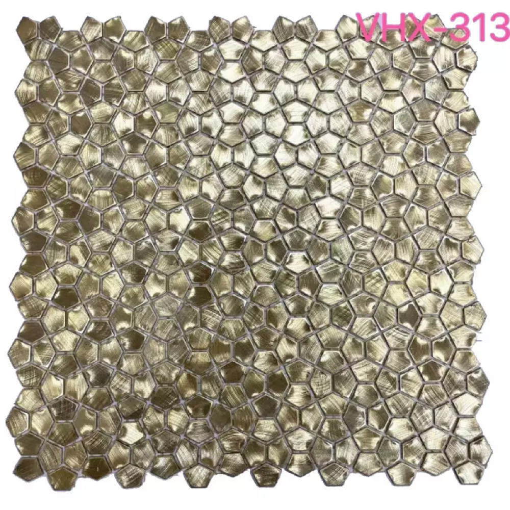 Мозаика Mozaico De Lux V-Mos Vhx-313 Metal Gold 30,4х30,4 см