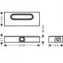 Внутренняя часть для каналов uBox universal d40 Hansgrohe 01000180
