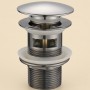 Донный клапан Devit 550548N, матовый никель