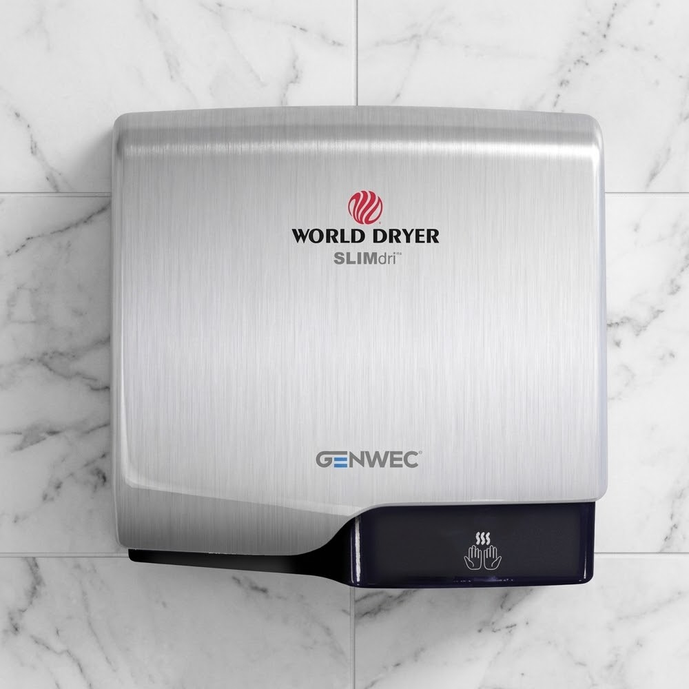 Сушилка для рук Genwec Slimdri GW01 03 04 01 950 Вт хром матовый