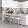 Плитка Ceramica Deseo Arabesque Grey Decor 30х90 см