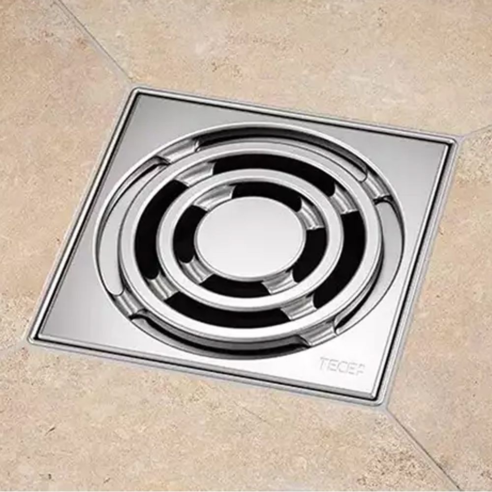 Душевой трап TECE Drainpoint S 110 3601100 с решеткой 100х100 мм
