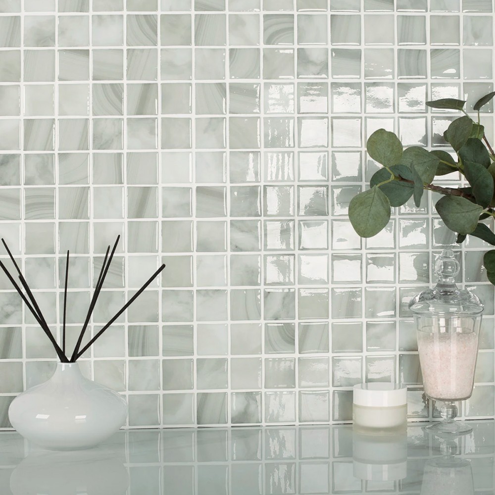 Мозаика Vidrepur 5600 Nature Pearl River Malla 31,5х31,5 см