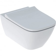 Унитаз подвесной Geberit Smyle Square 500.683.00.2 Rimfree, с сиденьем Soft Close Унитаз подвесной Geberit Smyle Square 500.683.00.2 Rimfree, с сиденьем Soft Close