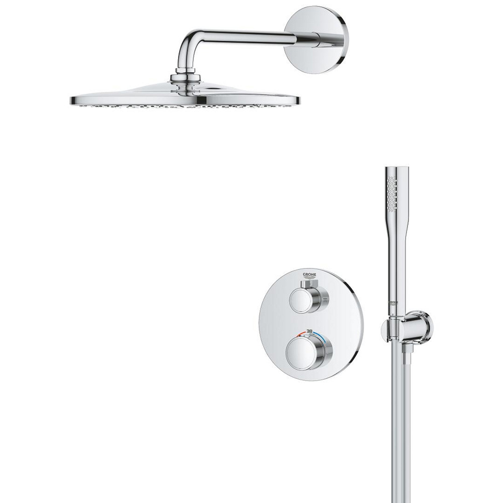 Душевая система скрытого монтажа с термостатом Grohe Grohtherm 34869000