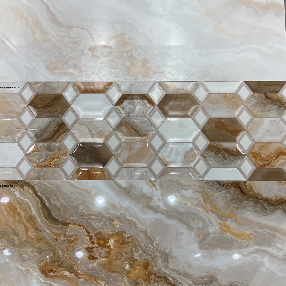 Плитка Ceramica Deseo Arabesque Beige Decor 30х90см декор