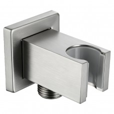 Шланговое подключение Devit Flow D113100000020BN с держателем ручного душа, brushed nickel