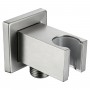 Шланговое подключение Devit Flow D113100000020BN с держателем ручного душа, brushed nickel