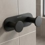 Крючок GENWEC Nimbus GW05 70 04 03B двойной, черный матовый