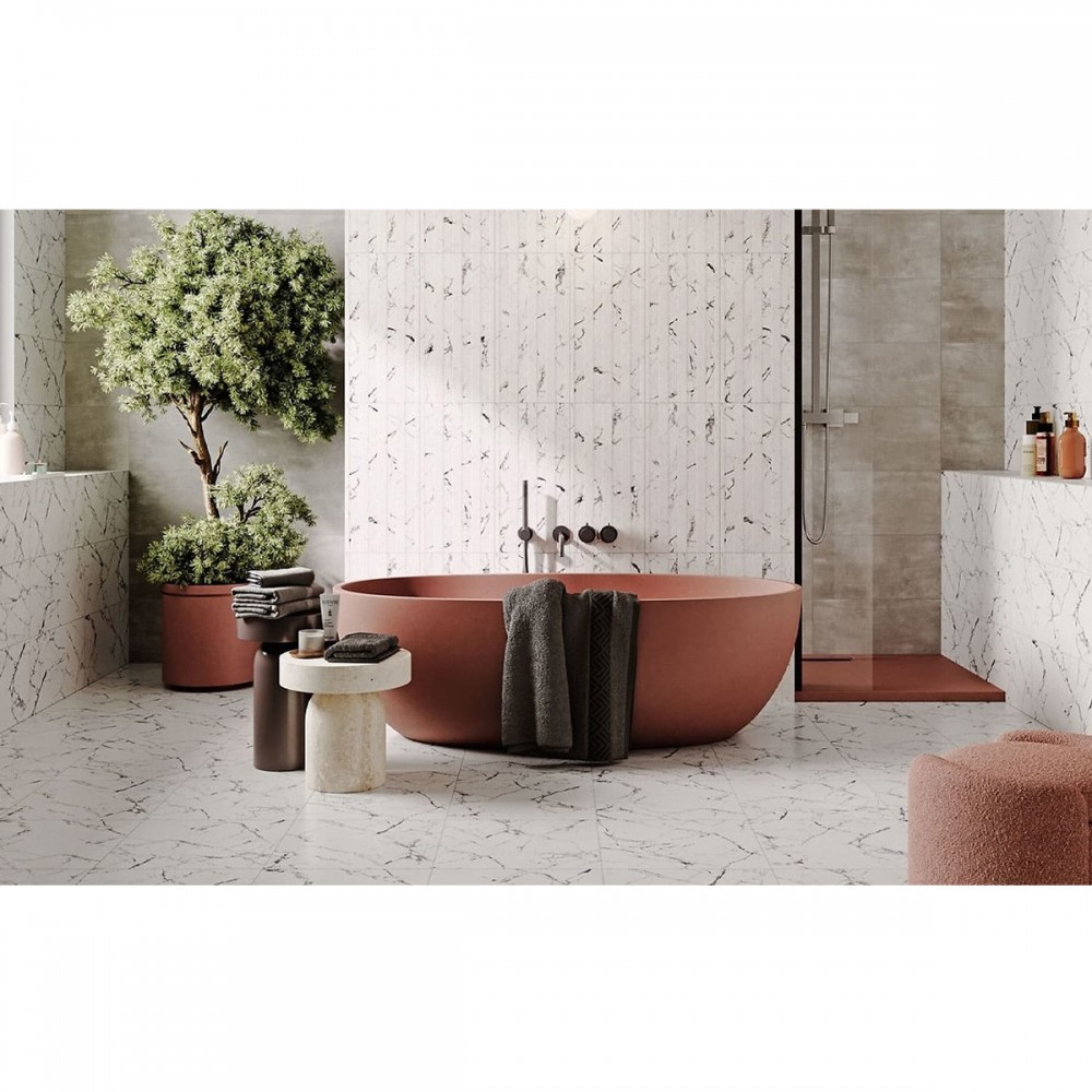Плитка Opoczno Sandro White Satin 29,7x60 см