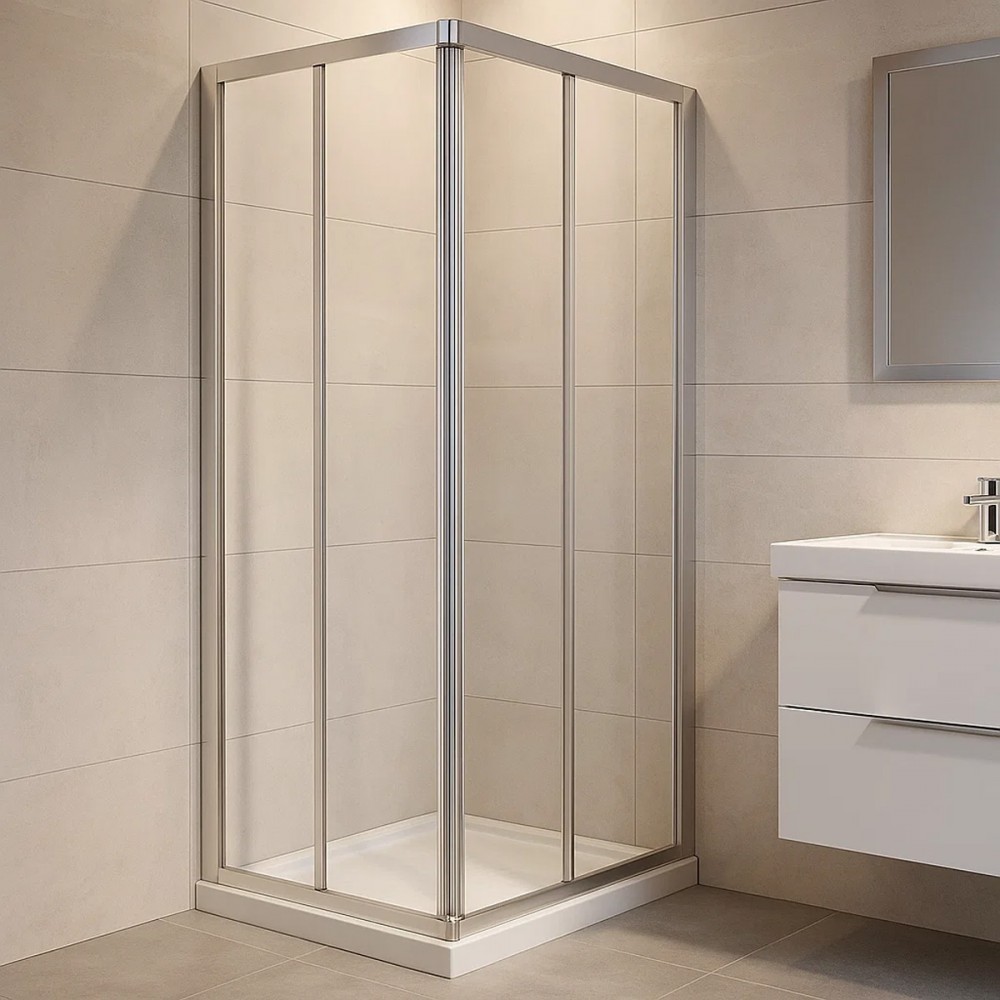 Душевая кабина Geberit Geo 560.122.00.2 квадратная 900x900 без поддона