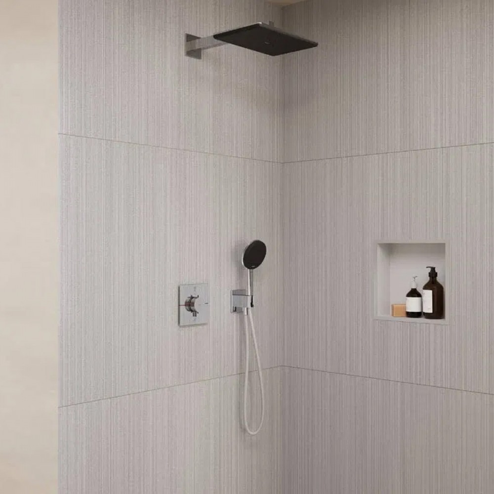 Душевая система скрытого монтажа Hansgrohe Raindance Alive Q 24620000 210/340 1jet с термостатом, хром