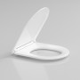 Крышка для унитаза Devit Calma DCA0530111W с механизмом soft-close, белый глянцевый