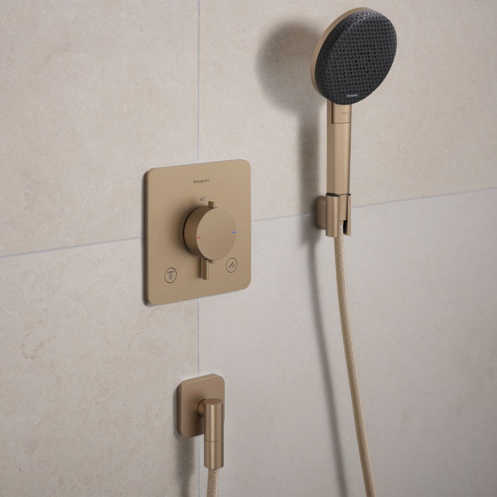 Держатель ручного душа Hansgrohe Porter Fine 28885140 матовая бронза