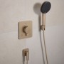 Держатель ручного душа Hansgrohe Porter Fine 28885140 матовая бронза