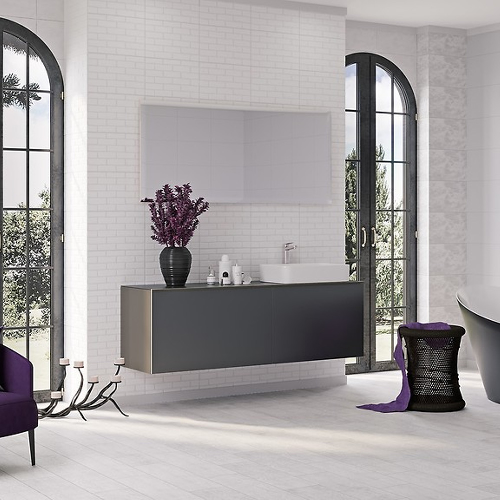Плитка Cersanit White Bricks Structure 25x40 см