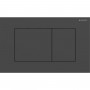 Клавиша смыва Geberit Sigma40 square 115.629.14.1 нержавеющая сталь черный мат