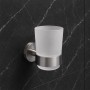 Стакан с подставкой Devit Flow DFL21010401BN, Brushed Nickel PVD