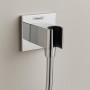 Шланговое подключение Hansgrohe FixFit E 26889000 с держателем для душа, хром