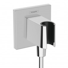 Шланговое подключение Hansgrohe FixFit E 26889000 с держателем для душа, хром