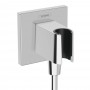 Шланговое подключение Hansgrohe FixFit E 26889000 с держателем для душа, хром