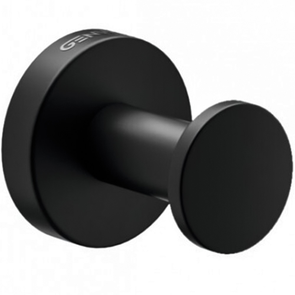 Крючок Genwec Nimbus GW05 70 04 03 одинарный, черный матовый