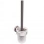 Щетка для унитаза с держателем Devit Flow DFL21010501BN, подвесная, Brushed Nickel PVD