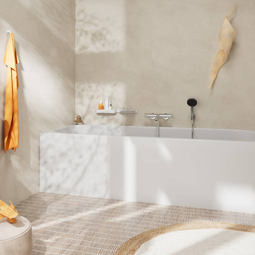 Смеситель для ванны Hansgrohe Tecturis S 73422000 хром