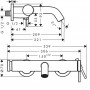 Смеситель для ванны Hansgrohe Tecturis S 73422000 хром