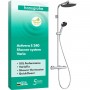 Душевая система Hansgrohe Activera S 240 1jet EcoSmart 28078000 с термостатом Ecostat Fine Varia, хром