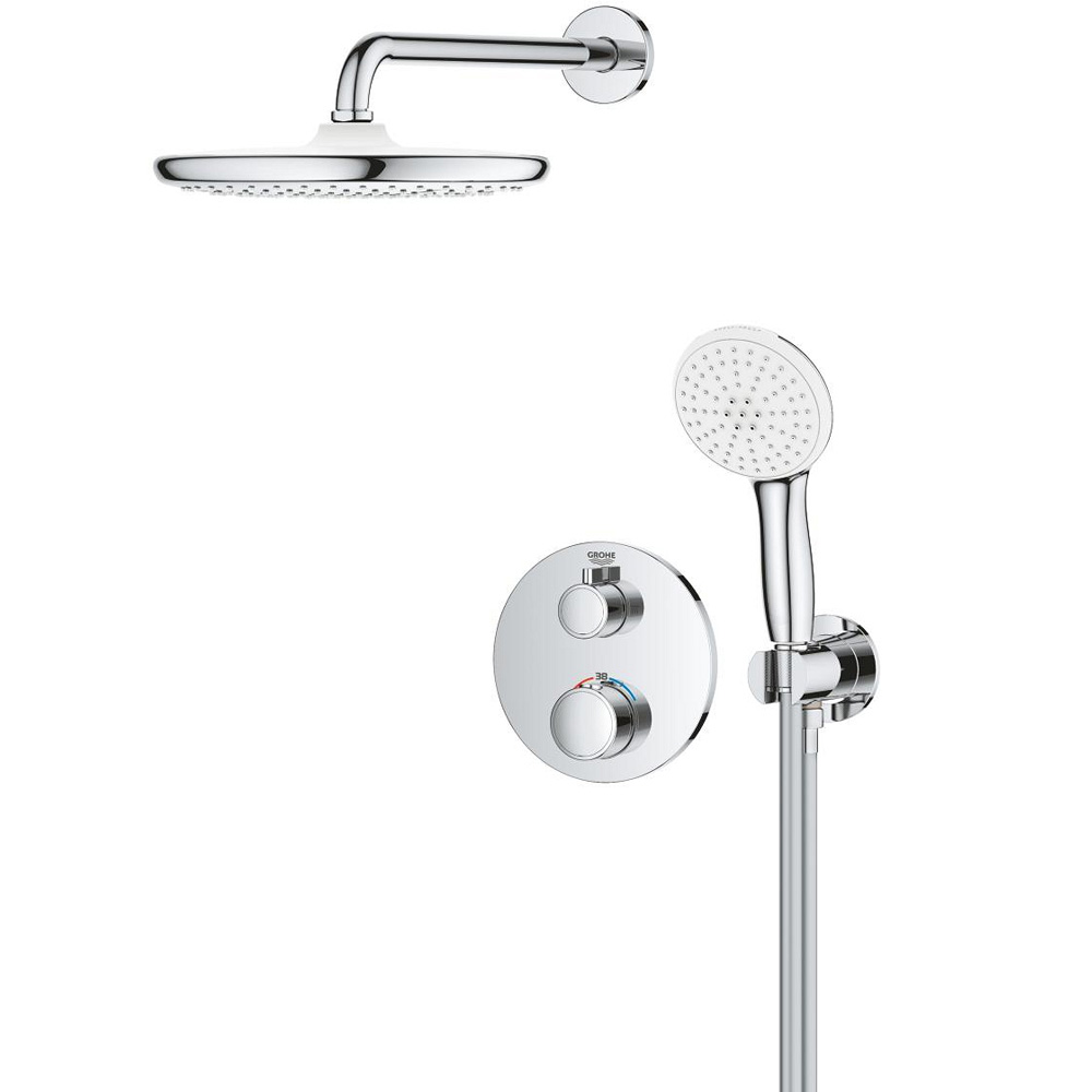 Душевая система скрытого монтажа с термостатом Grohe Grohtherm 34872000