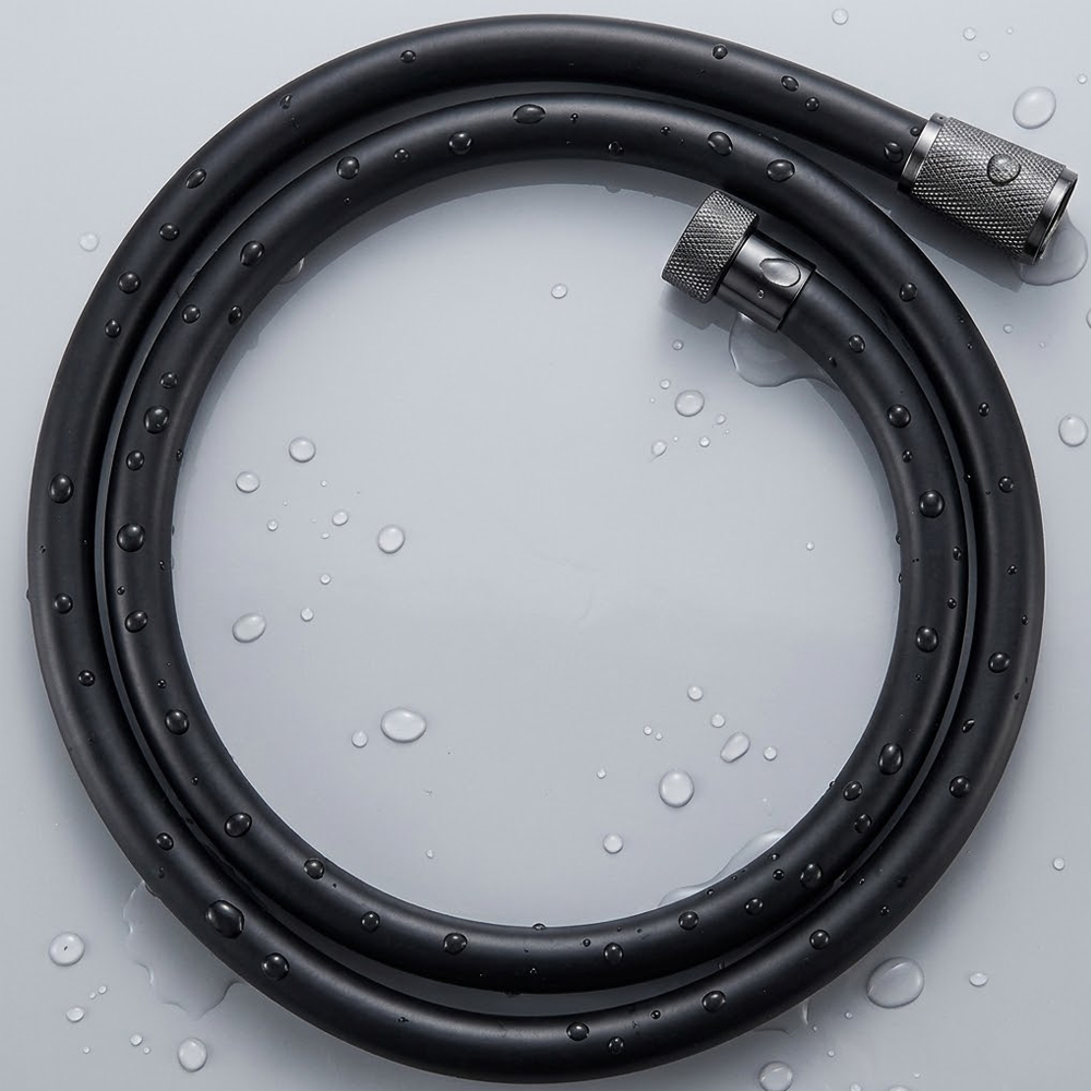 Душевой шланг Grohe Silverflex 28362KF1 черный, 1,25м