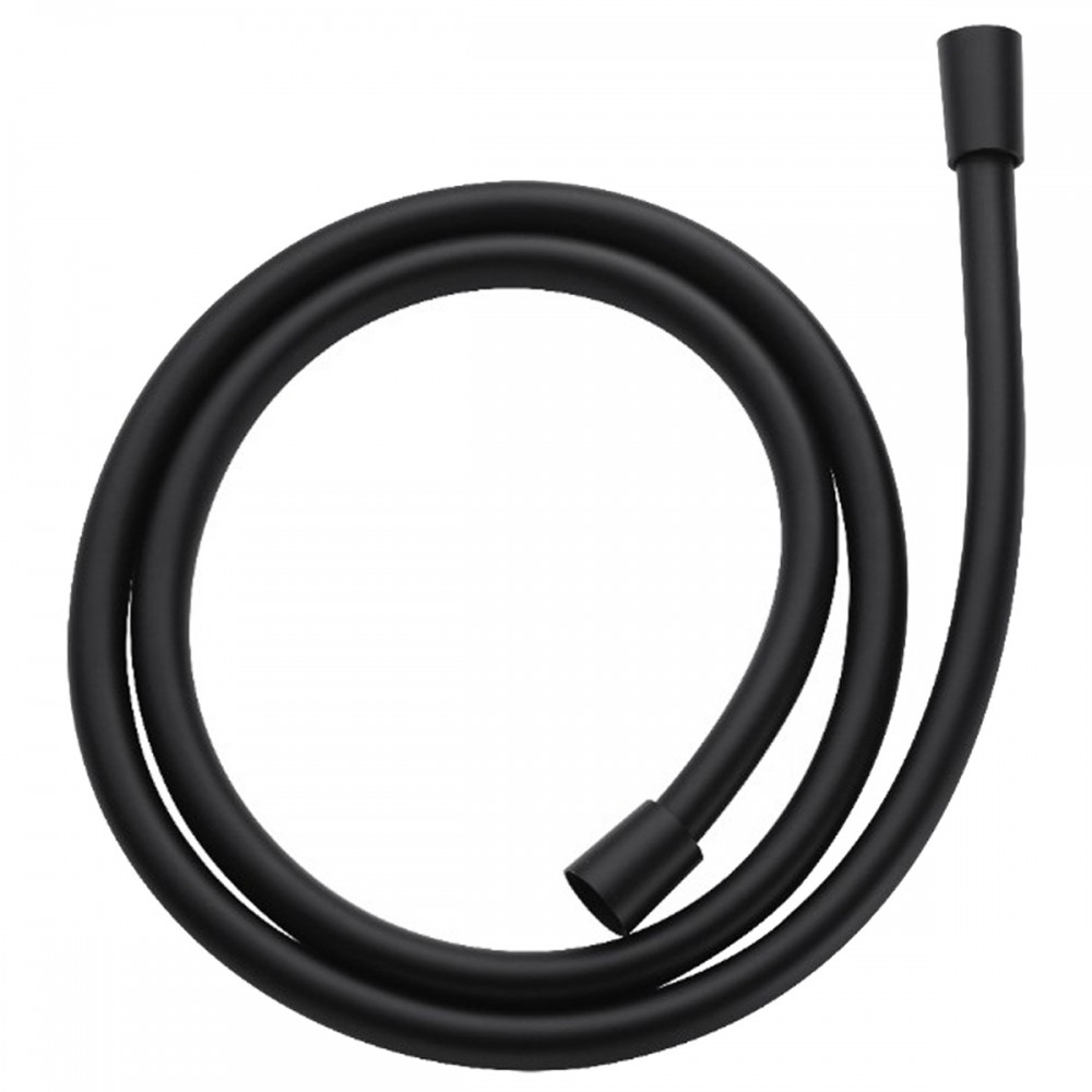 Душевой шланг Devit Flow D113000001000BM с латунными гайками G1/2’’ длиной 1,5 м, черный матовый