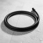 Душевой шланг Devit Flow D113000001000BM с латунными гайками G1/2’’ длиной 1,5 м, черный матовый