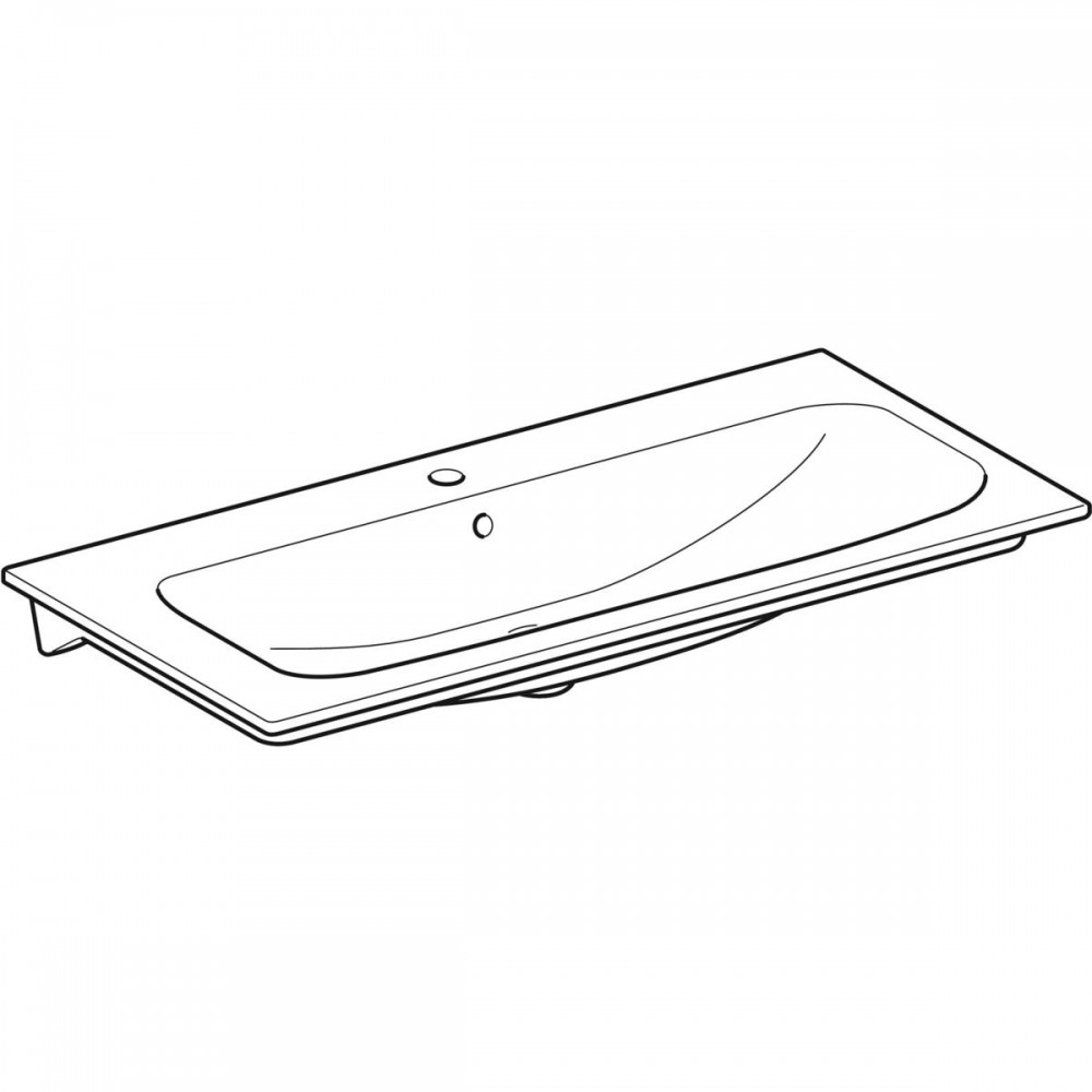Раковина Geberit Selnova Square 500.997.00.1 100 см белый
