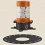 Внутренняя часть смесителя напольного для раковины/ванны Gessi Anello 46189-031 хром