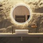 Зеркало Devit AllRound 5501090 круглое с LED подсветкой и тачсенсором 878x878 мм