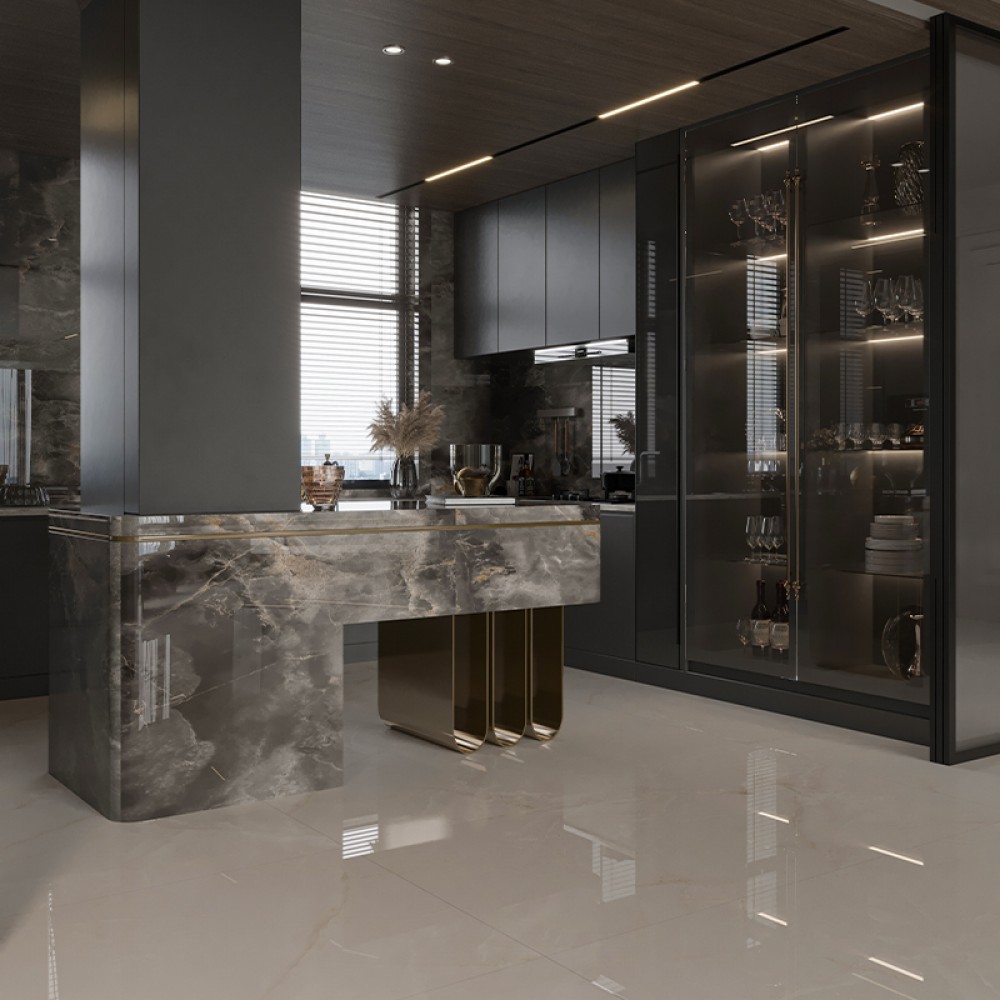 Керамогранит Almera Ceramica-2 MS189L20 Chanel Jade 90х180 см
