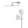 Душевая система скрытого монтажа Grohe Grohtherm SmartControl 34865000 с термостатом, на 2 выхода, хром