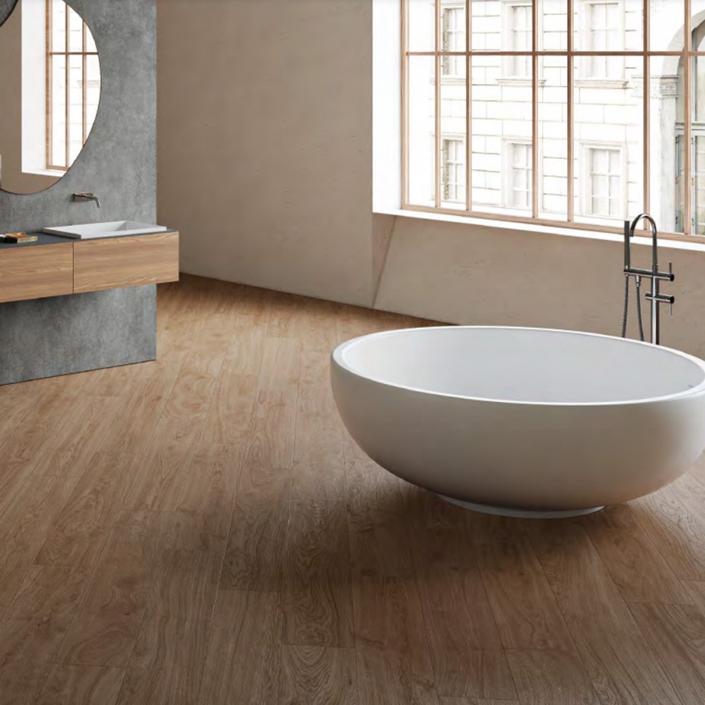Керамогранит Emil Ceramica Mimesis EKNC Mim Tabacco R 20x120 см