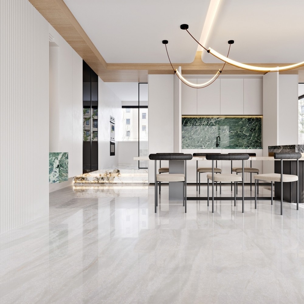 Керамогранит Almera Ceramica-2 RBG189P321B  ICE CRYSTAL 90x180 см