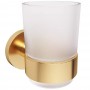 Стакан с подставкой Devit Flow DFL21010401BG, цвет Brushed Gold PVD