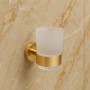 Стакан с подставкой Devit Flow DFL21010401BG, цвет Brushed Gold PVD